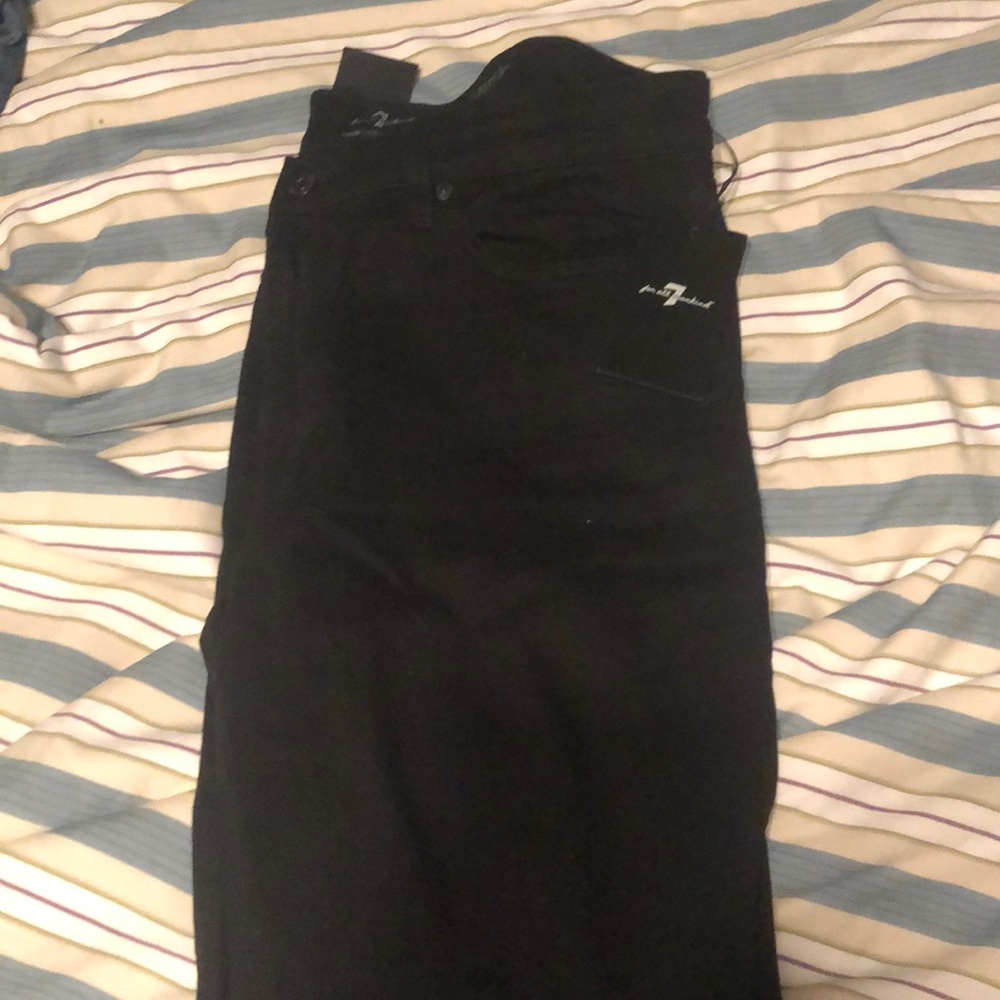 Slimmy size 33 seven jeans mens black BRAND NEW NEVER WORN